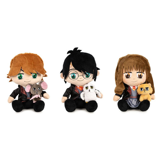Harry Potter - Plüschfigur -  Charaktere mit Haustier (25 cm)