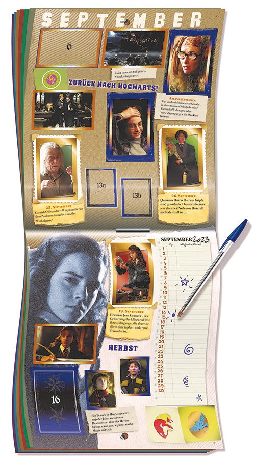 Harry Potter - Ein Jahr in Hogwarts - Sticker & Cards - Album