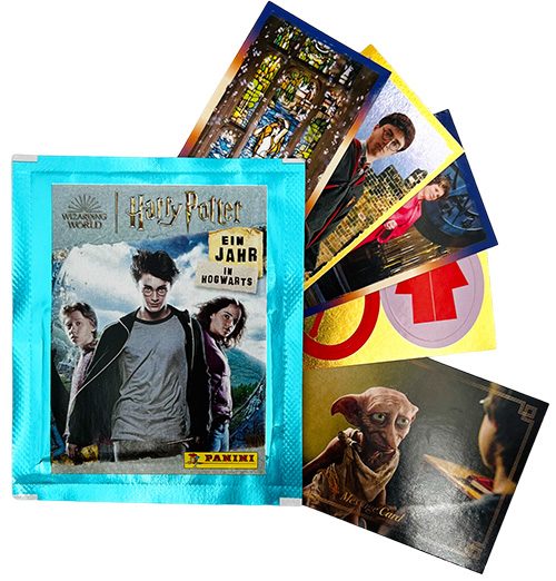 Harry Potter - Ein Jahr in Hogwarts - Sticker & Cards - Tüte