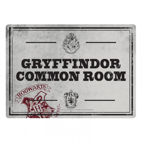 Harry Potter - Blechschild - Gryffindor Common Room (15 x 21 cm)