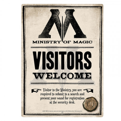 Harry Potter - Blechschild A5 - Ministry of Magic