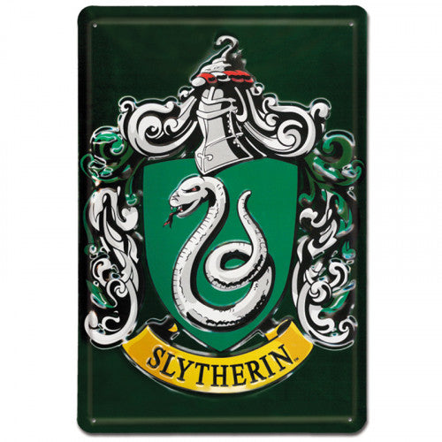 Harry Potter - Geprägtes Blechschild - Slytherin