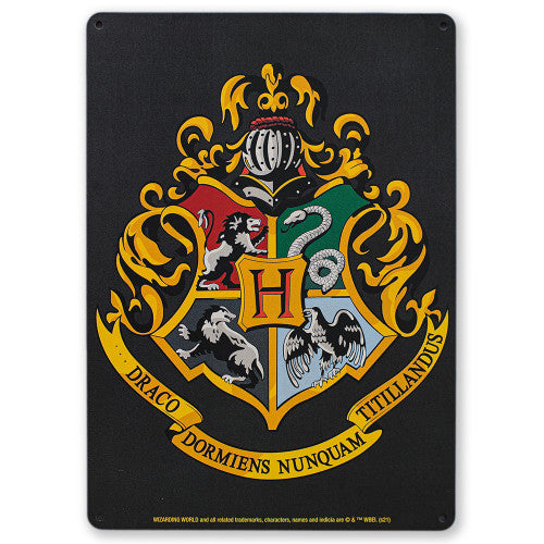 Harry Potter - Blechschild A5 - Hogwarts