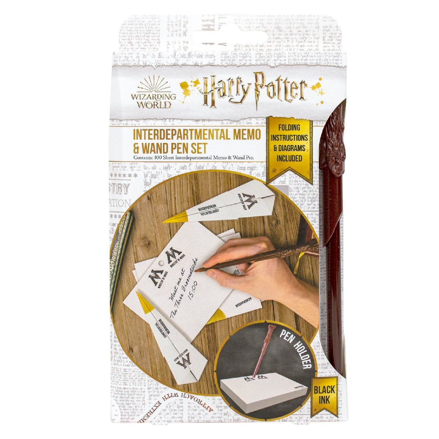 Harry Potter - Interdepartmental Memo & Wand Pen Set