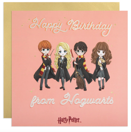 Harry Potter - Grußkarte - Happy Birthday from Hogwarts