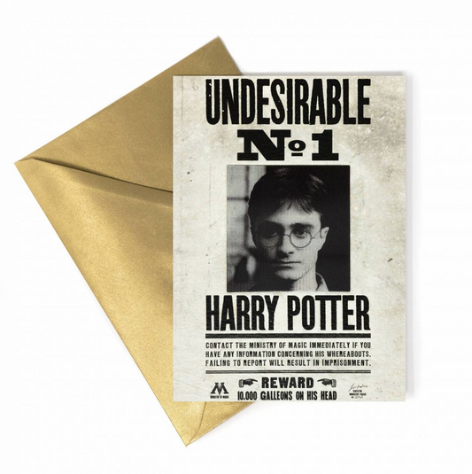 Harry Potter - Grußkarte - Undesirable No. 1