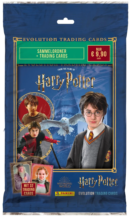 Harry Potter - Evolution Trading Cards - Starter Pack (32 Cards + Sammelordner)