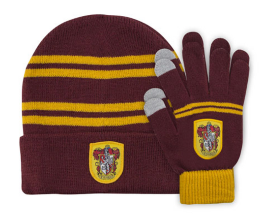 Harry Potter - Gryffindor - Mütze und Handschuhe Set