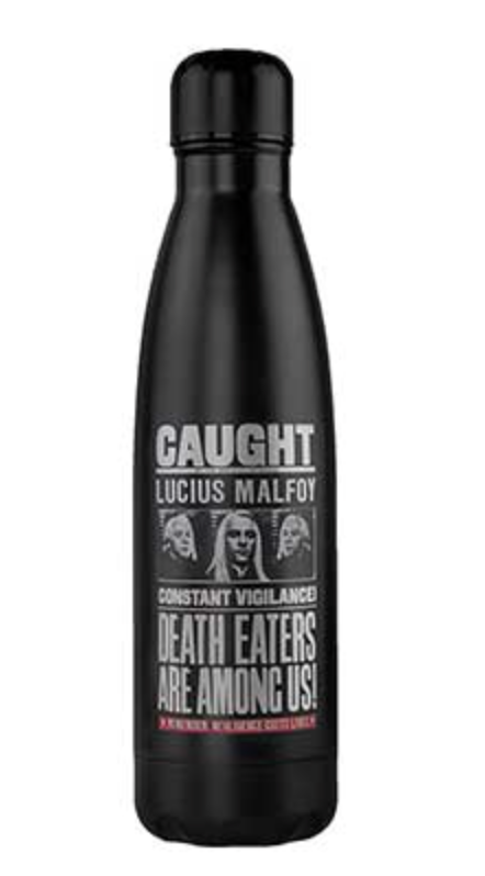 Harry Potter - Wasserflasche - Lucius Malfoy "Death Eaters Are Among Us!"