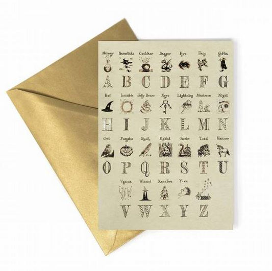 Harry Potter - Grußkarte - Harry´s Alphabet