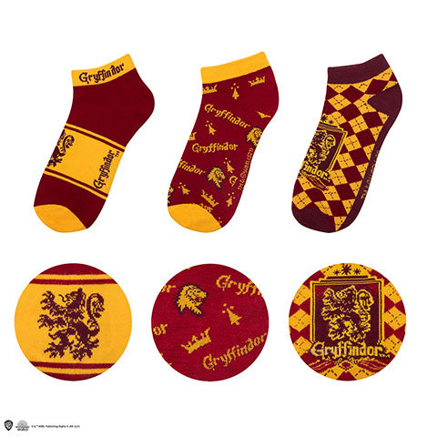 Harry Potter - Söckchen 3er-Set - Gryffindor