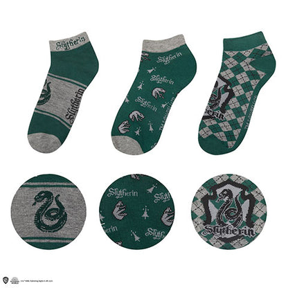 Harry Potter - Söckchen 3er-Set - Slytherin