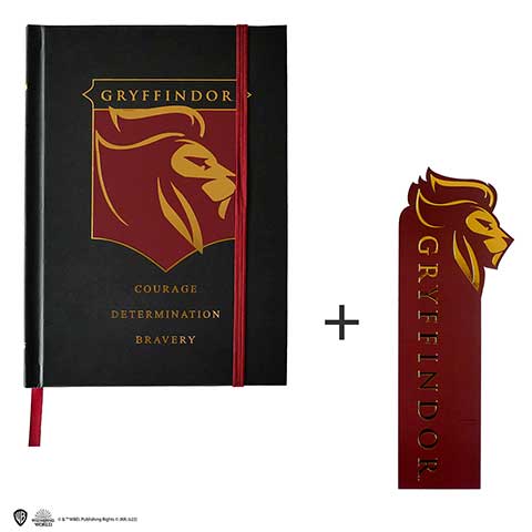 Harry Potter - Notizbuch - Gryffindor inkl. Lesezeichen