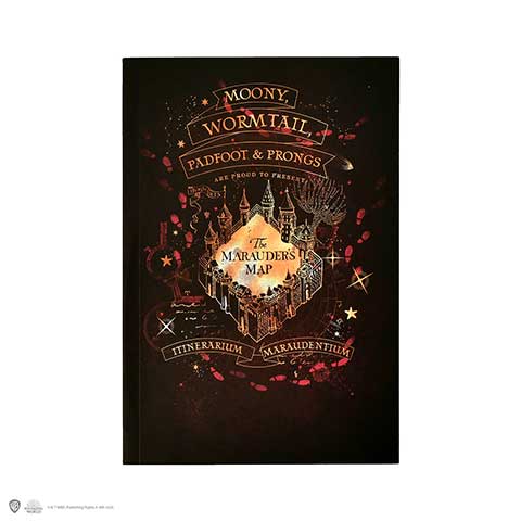 Harry Potter - Notizbuch - Karte des Rumtreibers