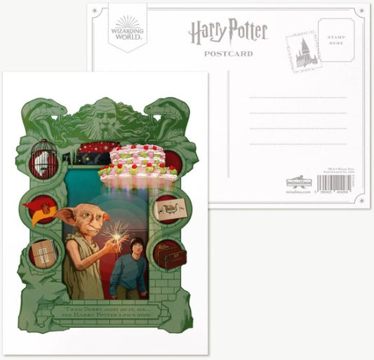 Harry Potter - Postkarte - 'THEN DOBBY MUST DO IT, SIR... FOR HARRY POTTER'S OWN GOOD'