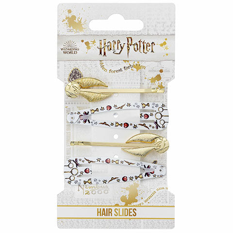 Harry Potter - Haarspangen-Set - Goldener Schnatz