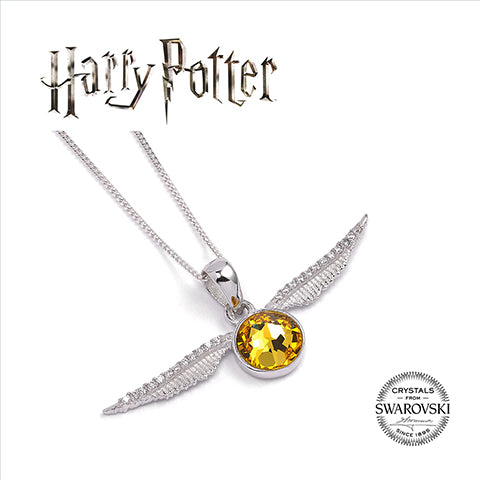 Harry Potter - Kristall-Kollektion - Goldener Schnatz Halskette