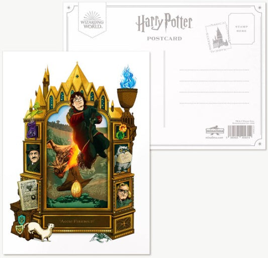 Harry Potter - Postkarte - 'ACCIO FIREBOLT!'