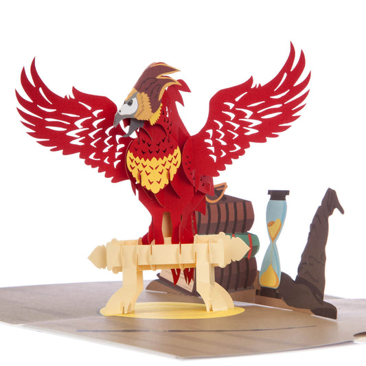 Harry Potter - 3D Pop-Up Karte - Fawkes