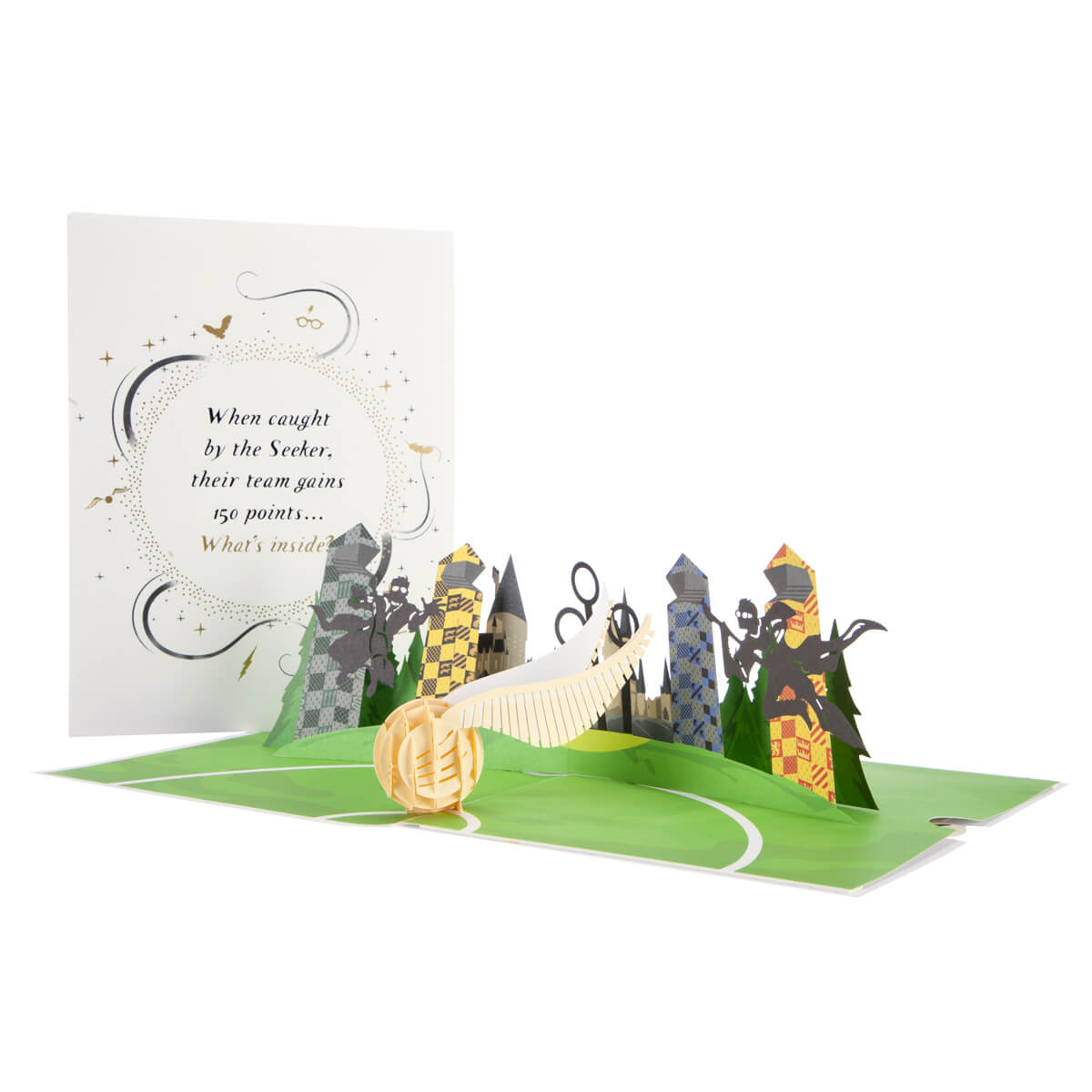 Harry Potter - 3D Pop-Up Karte - Goldener Schnatz