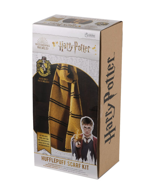 Harry Potter - Strick-Set - Hufflepuff Schal