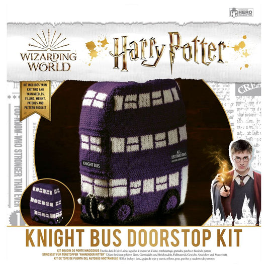 Harry Potter - Strick-Set - Knight Bus Türstopper