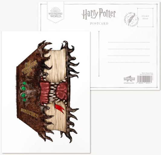 Harry Potter - Postkarte - Monsterbuch der Monster