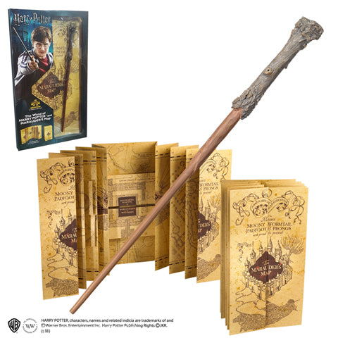 Harry Potter - Harry Potter Zauberstab & Karte des Rumtreibers - Blister Edition