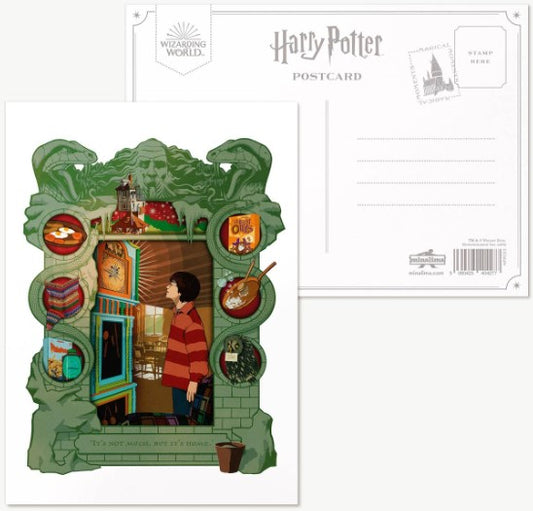 Harry Potter - Postkarte - 'IT'S NOT MUCH, BUT IT'S HOME'