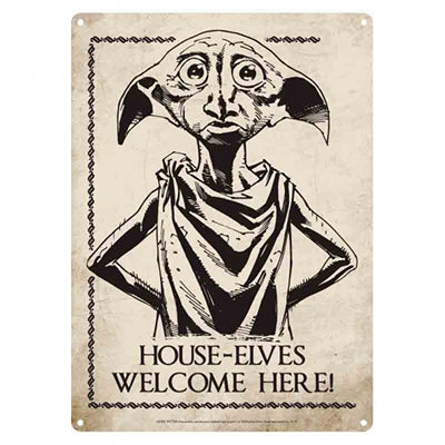 Harry Potter - Blechschild - Dobby (15 x 21 cm)