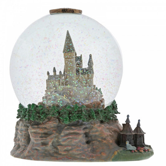 Harry Potter - Hogwarts mit Hagrids Hütte - Schneekugel