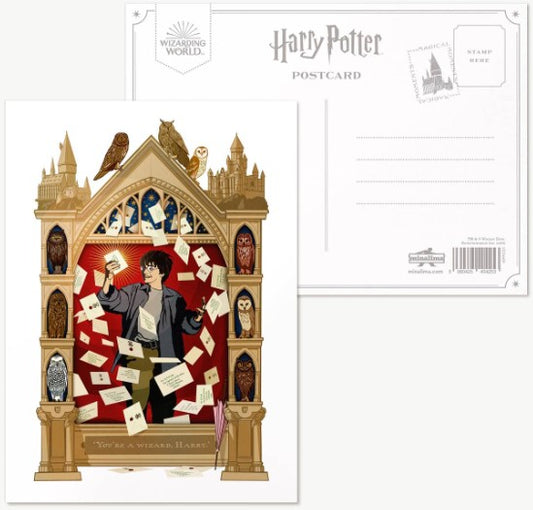 Harry Potter - Postkarte - 'YOU'RE A WIZARD, HARRY'