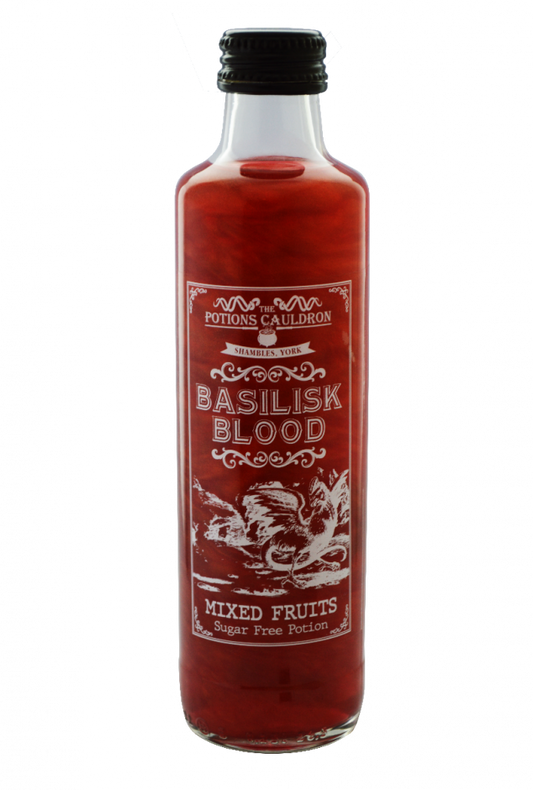 The Potions Cauldron - Basilisk Blood - Sparkling Mixed Fruit Flavoured Drink (330ml)