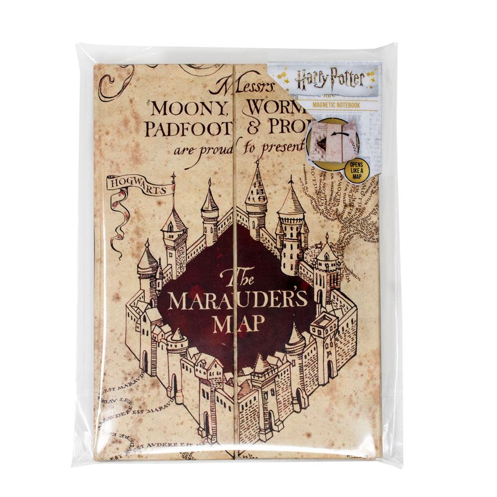 Harry Potter - A5 Notizbuch magnetisch - Karte des Rumtreibers