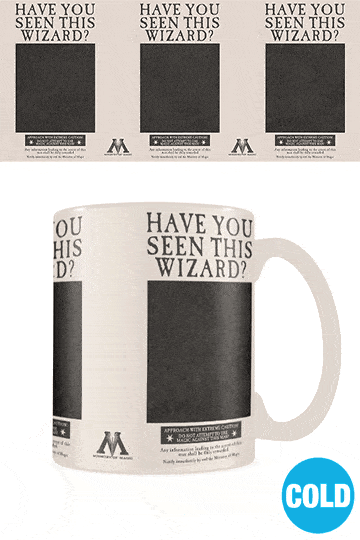 Harry Potter - Tasse mit Thermoeffekt - Wanted Sirius Black