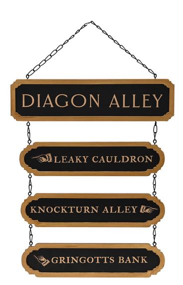 Harry Potter - Strassenschild - Wandschmuck