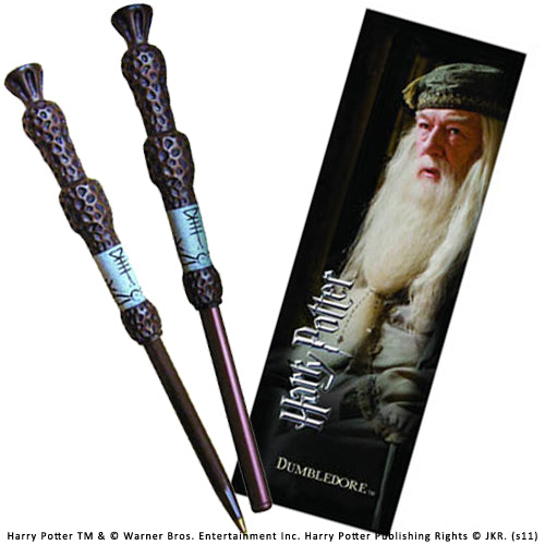 Harry Potter – Professor Albus Dumbledore Zauberstabstift und Lesezeichen