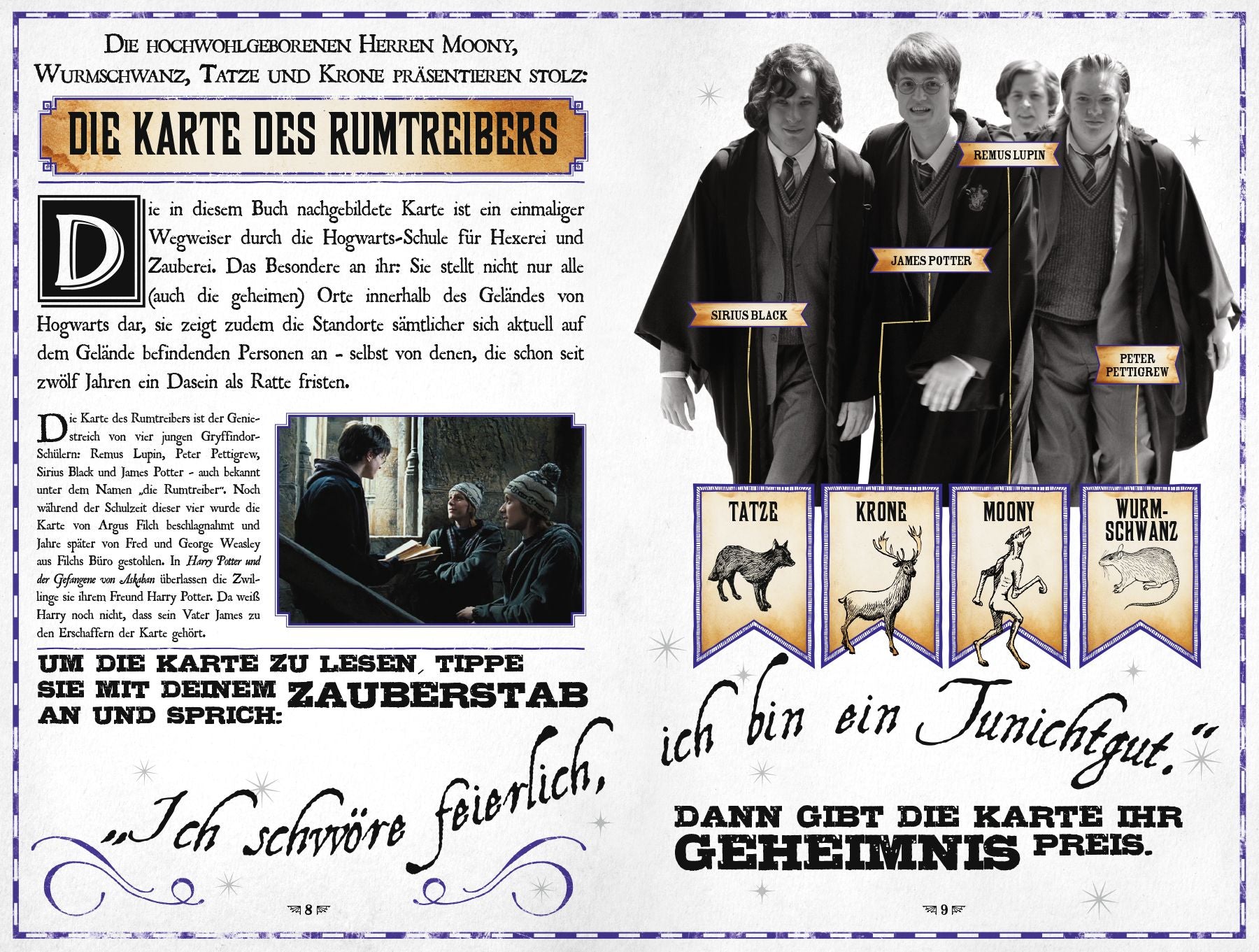Harry Potter - Die Karte des Rumtreibers - eine Reise durch Hogwarts