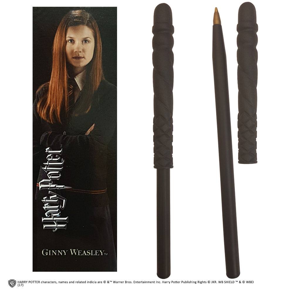 Harry Potter - Ginny Weasley Zauberstabstift und Lesezeichen