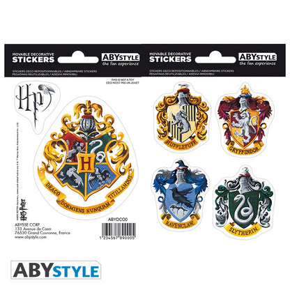 Harry Potter - Sticker - Hogwarts & Hauswappen
