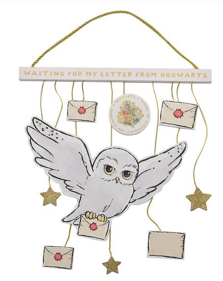 Harry Potter - Hedwig mit Brief - Wandschmuck