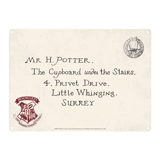 Harry Potter - Blechschild - Letters 21 x 15 cm