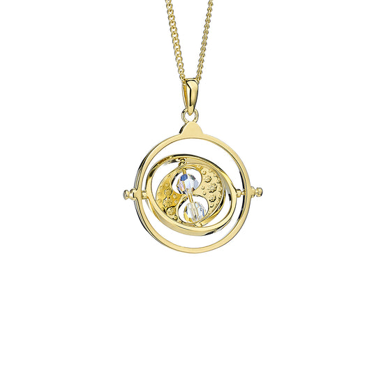 Harry Potter - Kristall-Kollektion - Zeitumkehrer Halskette Gold