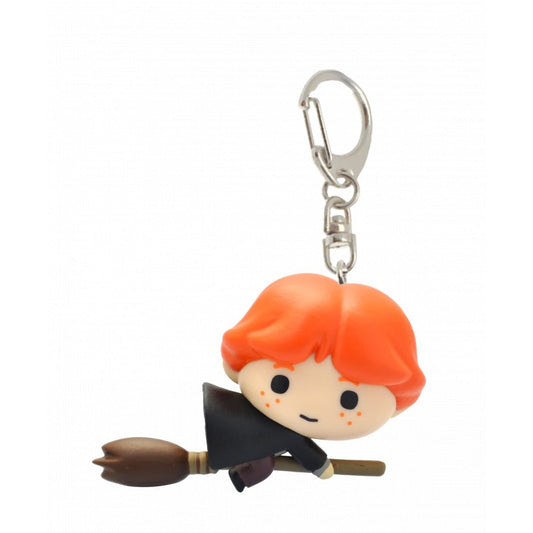 Harry Potter - 3D Schlüsselanhänger Chibi - Ron auf Flugbesen