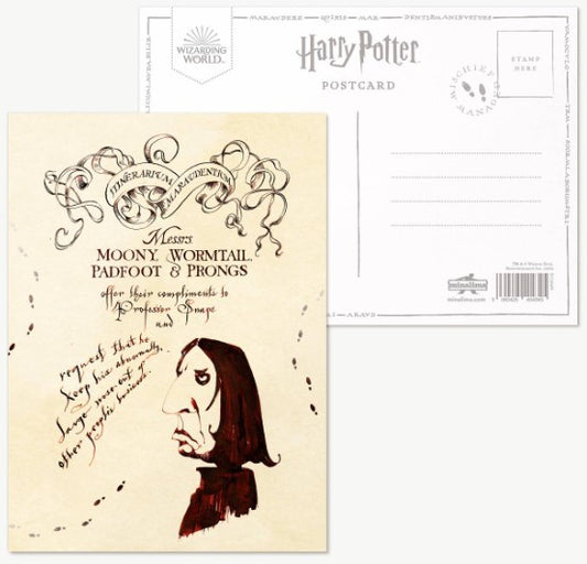 Harry Potter - Postkarte - Nachricht an Snape