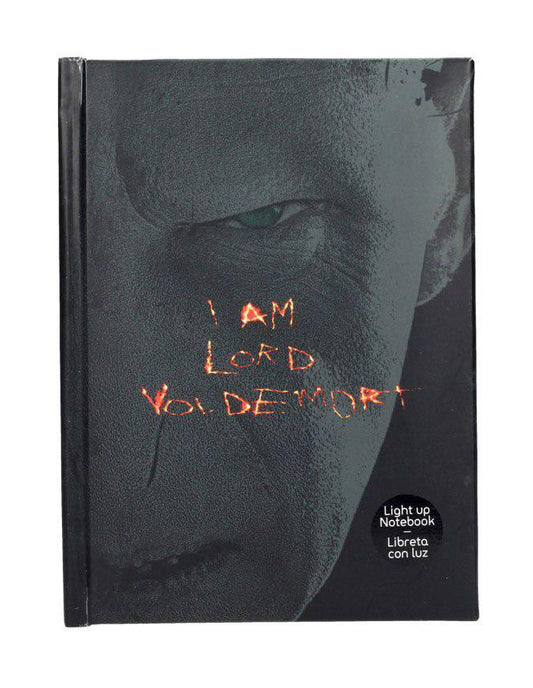 Harry Potter - Notizbuch mit Leuchtfunktion - Lord Voldemort