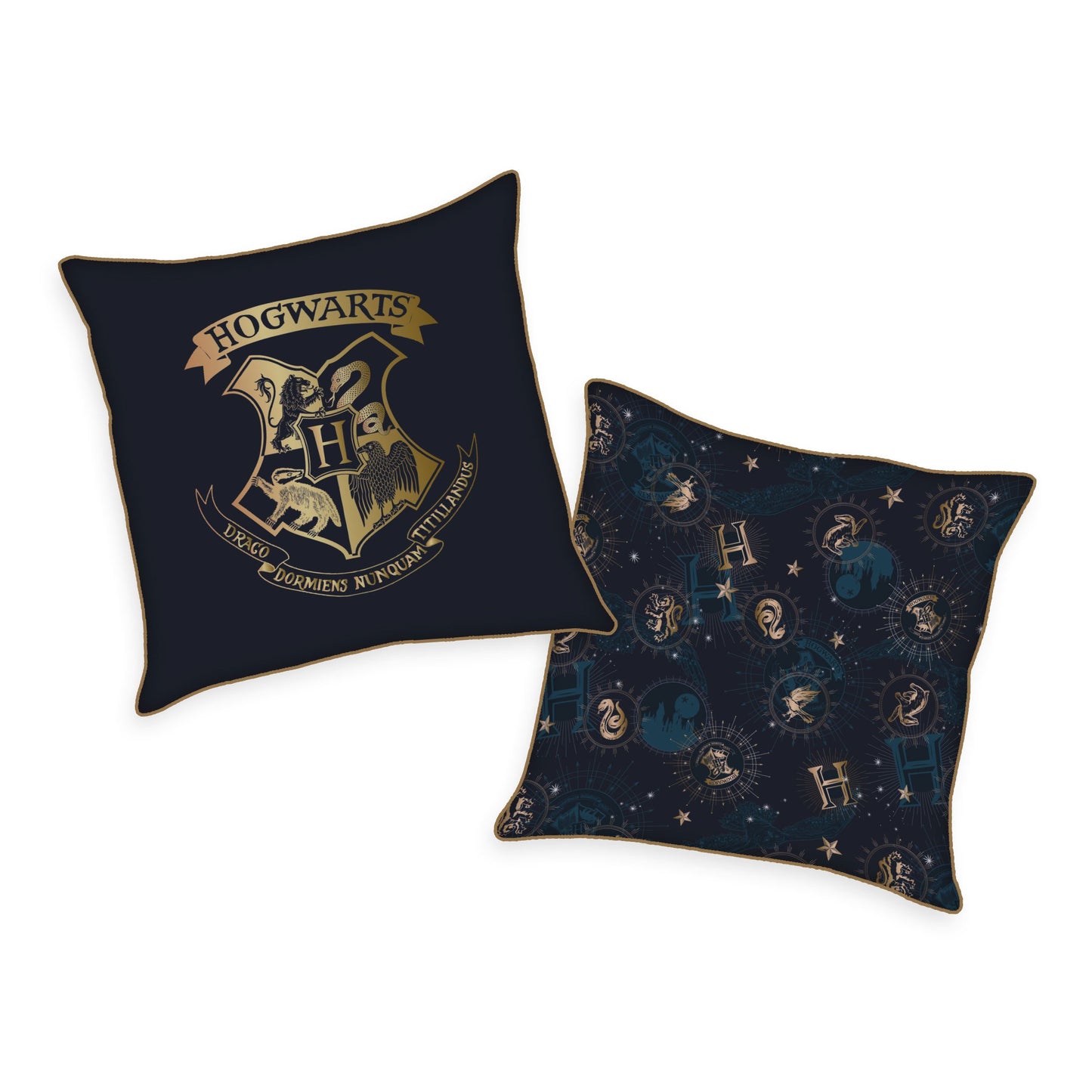 Harry Potter - Soft Kissen - Hogwarts (blau/gold)