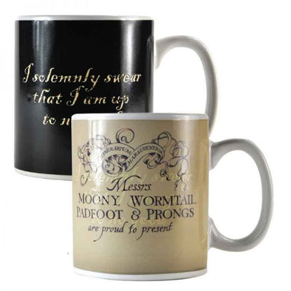 Harry Potter - Tasse mit Thermoeffekt - Karte des Rumtreibers (Marauder's Map)