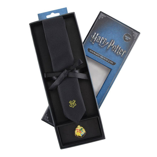 Harry Potter - Krawatte & Ansteck-Pin Deluxe Box - Hogwarts