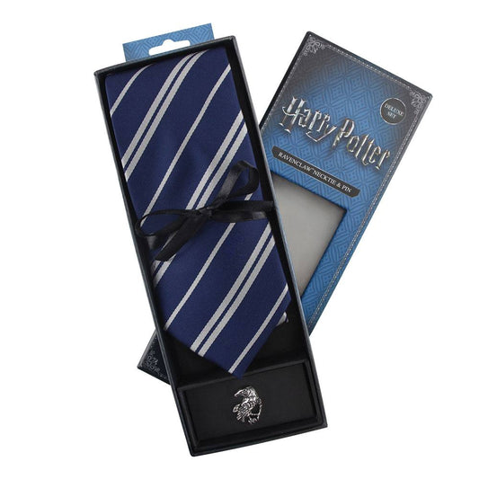 Harry Potter - Krawatte & Ansteck-Pin Deluxe Box - Ravenclaw